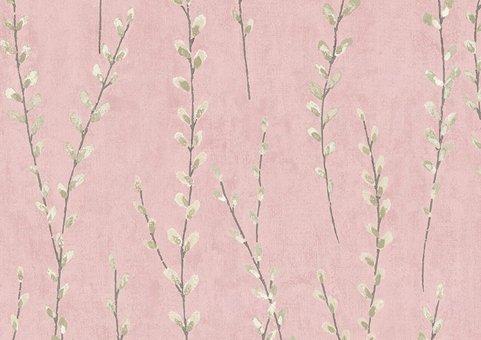 Willow Field, Precious Pink - Roman Blind - Image 7